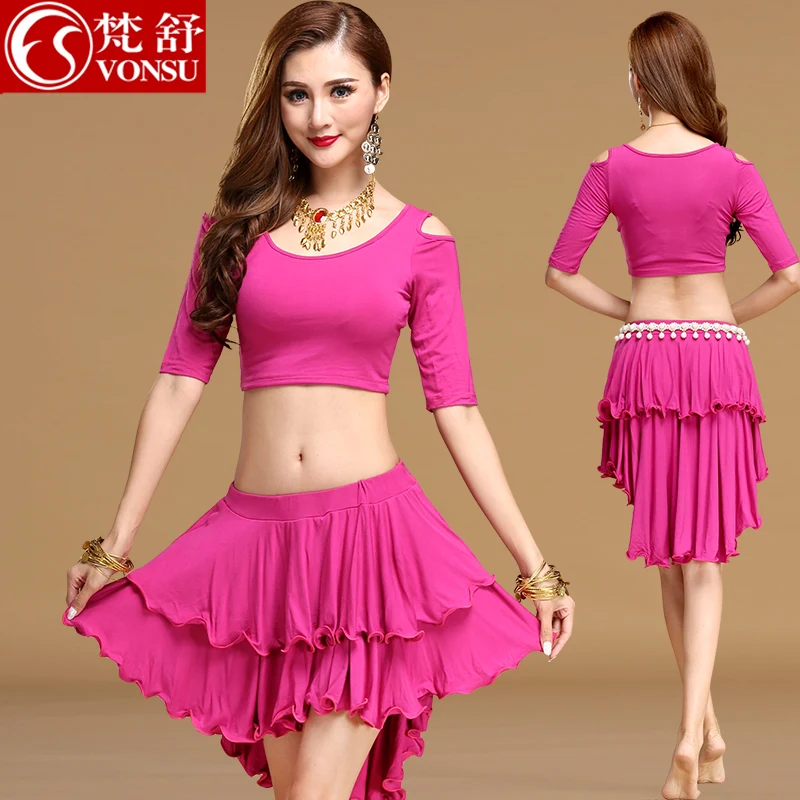 Костюм для танца живота из модала с топом и юбкой 2018 | Тематическая одежда