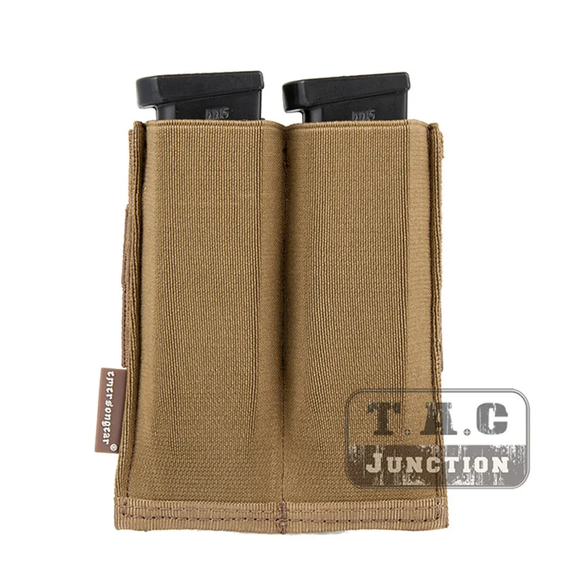 Emerson тактический быстро рисовать MOLLE/PALS EmersonGear Высокое скорость двойной подсумок открытым мм верхом 9 мм. 45 пистолет кобура