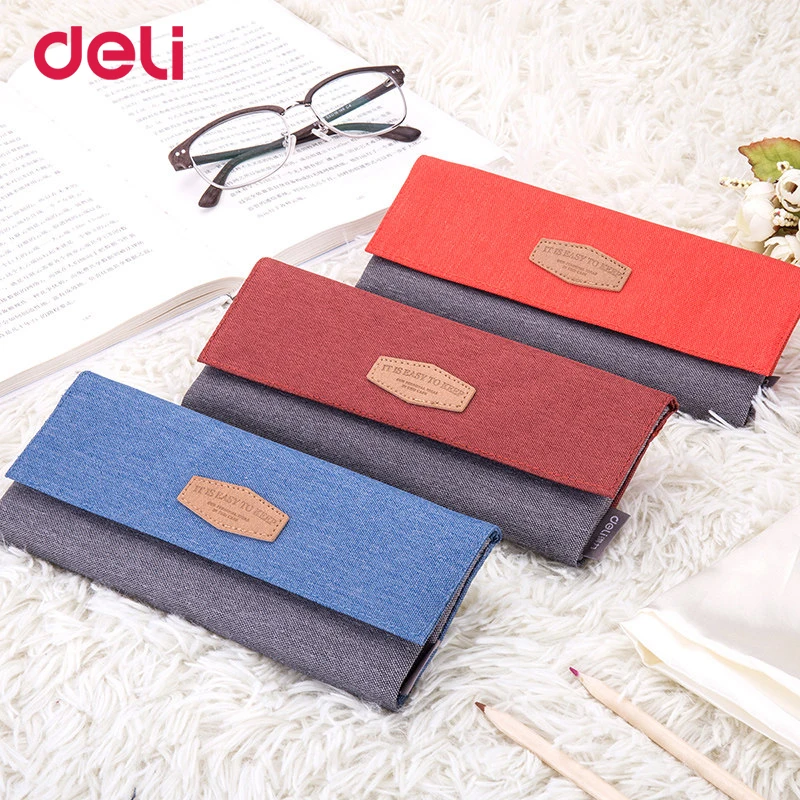 

Deli new 2018 pencil case for school pencil bag cute simple Large capacity astuccio scuola trousse crayon kawaii gift for kids