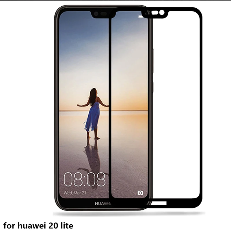 KaiNuEn 5D изогнутый экран протектор Закаленное стекло для huawei p20 p20 lite pro plus p20lite p 20 nova 3e пленка полное покрытие 9h 3d 4d
