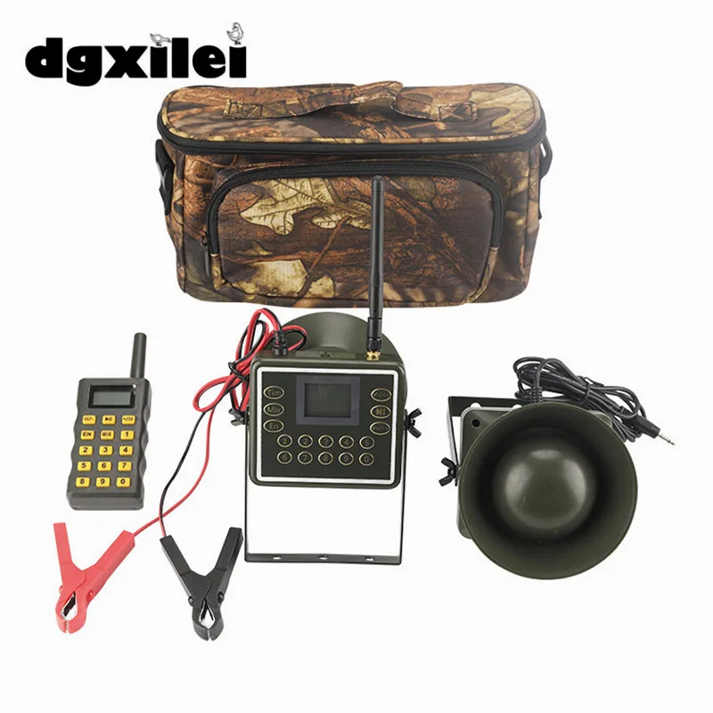 С пультом дистанционного управления 60 Вт Mallard Duck Call Snow Goose call 200 Birds sound hunting MP3 Player bird