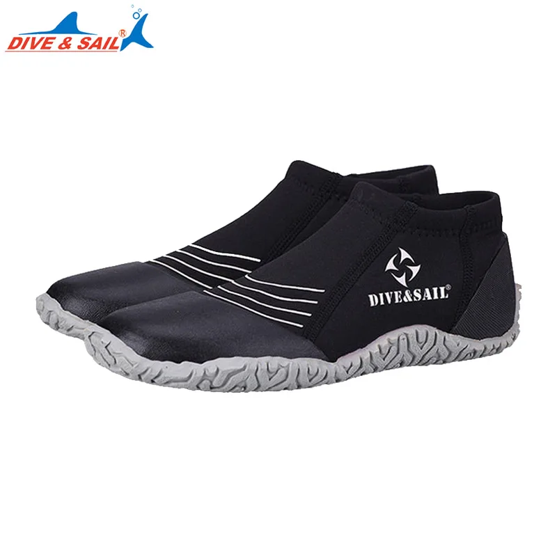Погружение и парус 3 мм неопрена Аква обувь Анти-Царапины противоскользящая