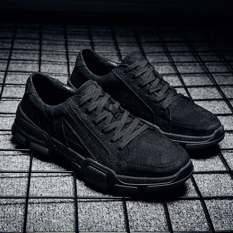 ZSAUAN 38-46 Drop Shipping Stylish Luxury Shoes Men European Korea Men Casual Leather Shoes Crash Proof Young Men Shoes