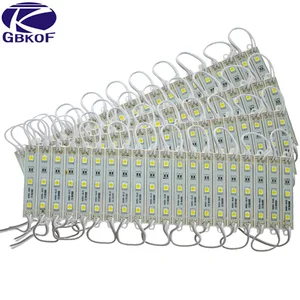 20 шт Светодиодный модуль 5050 3 светодиодный DC12V Водонепроницаемый Рекламный дизайн светодиодный модули супер яркое освещение белыйтеплый белыйцветная (RGB)