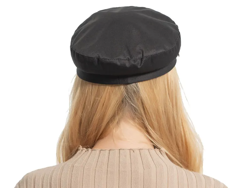 AETRUE модные шапки в стиле милитари для женщин Gorras из искусственной кожи одноцветные Восьмиугольные шляпы для женщин девочек плоский верх Черная Женская Бейсболка