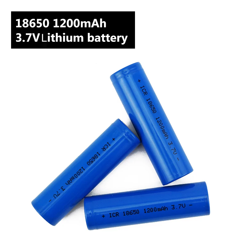 Фонарик 18650 батарея 3,7 V 1200mah литий-ионная аккумуляторная батарея для внешнего аккумулятора/e Bike 18650 батареи(1 шт