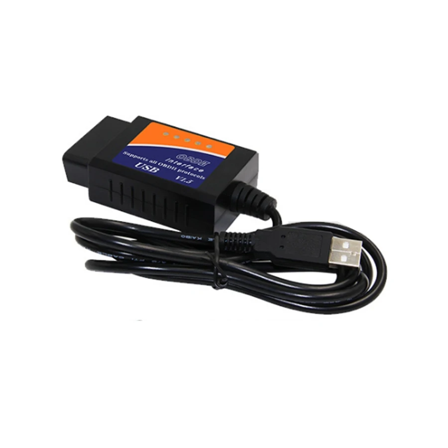 Чип ELM327 USB V1.5 PIC18F25K80 для Windows поддерживает все протоколы OBD2 прошивка ELM 327