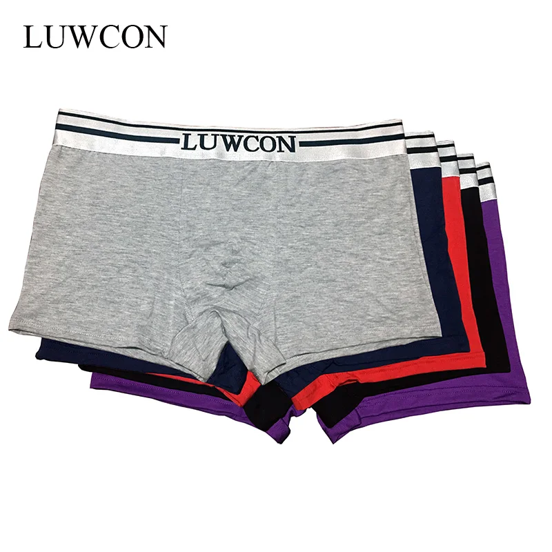 LUWCON 4 шт./лот мягкое дышащее Мужское нижнее белье u-образный угол мужские
