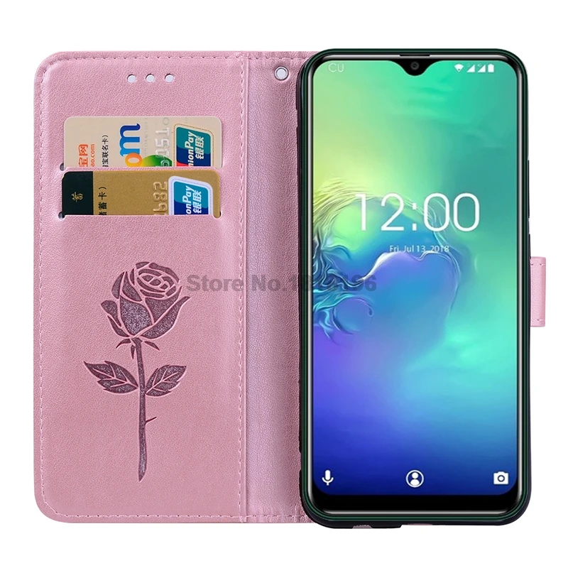 Чехол из искусственной кожи для Oukitel C15 Pro чехол телефона с розами 100% специальный