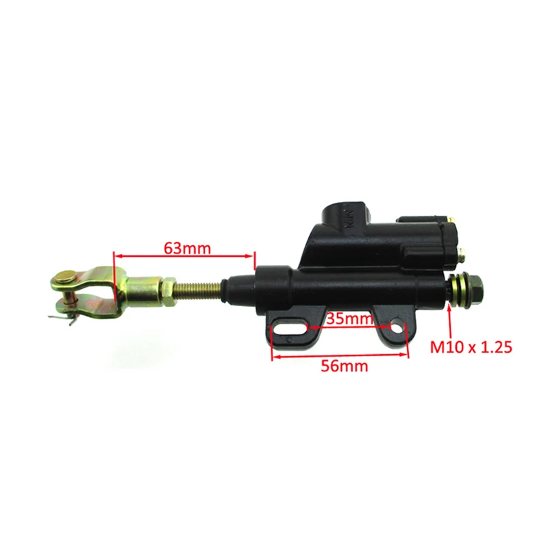 XLSION Aftermarket задний ножной тормозной главный цилиндр для 50cc 110cc 125cc 150cc 200cc 250cc ATV