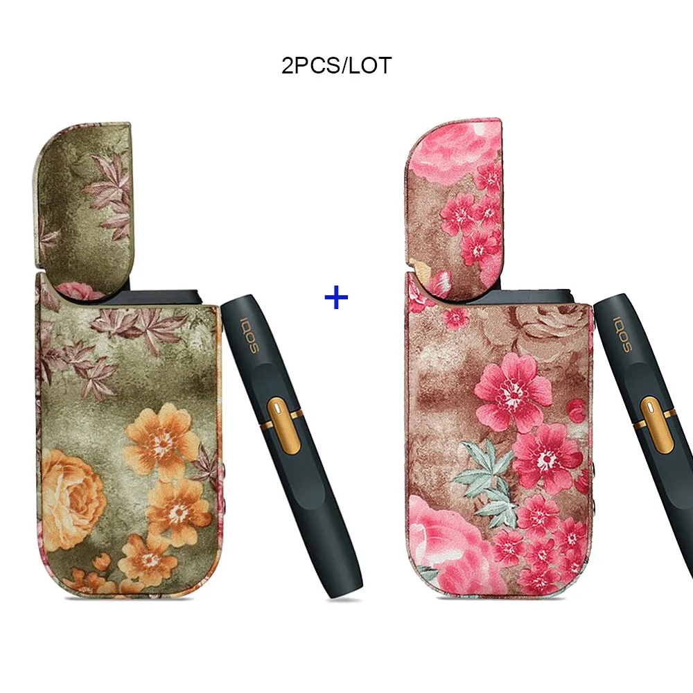 JINXINGCHENG 2 шт./партия сумка PU чехол для Iqos 2,4 Plus кожаный чехол защитный чехол-держатель - Цвет: 08BC