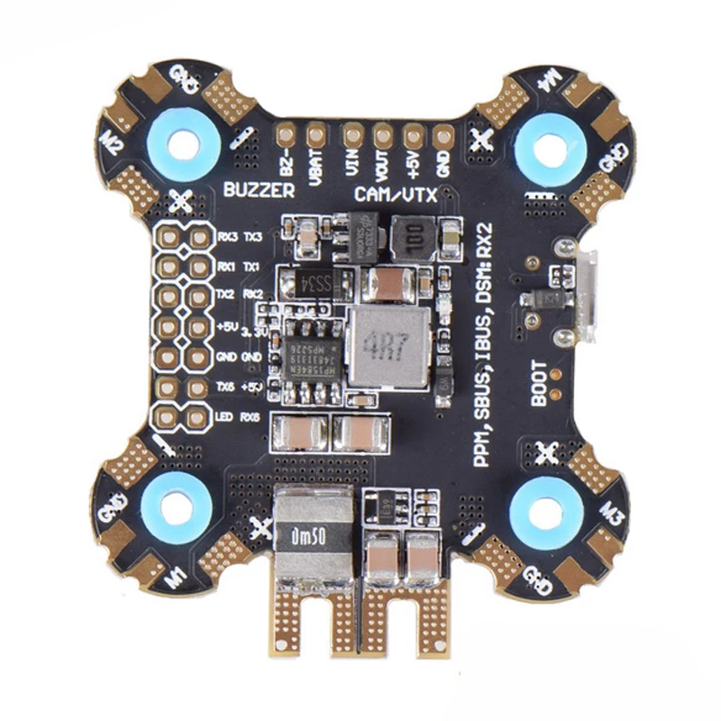 

JHEMCU F722 Flight Control Board 2-6S OSD 5V / 2A BEC Power with 25V Condenser 30x30mm Flight Controller For RC Drone