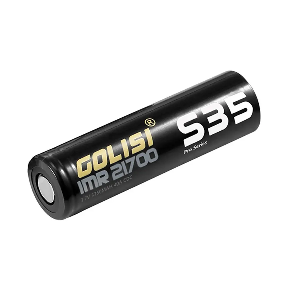 GOLISI S35 1 шт. 21700 3,7 в 40A 3750 мАч аккумуляторная батарея для сигарет мод/комплект