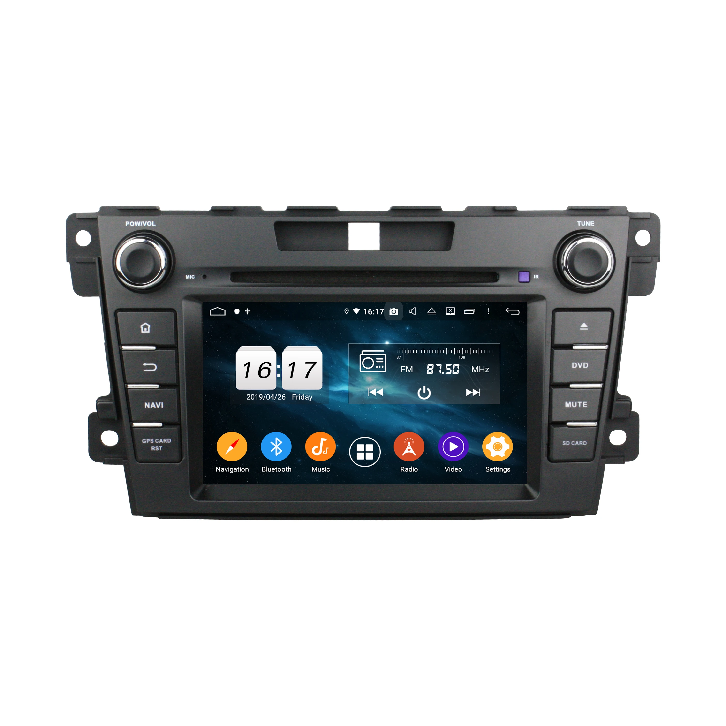 Автомагнитола PX6 4 Гб + 64 ГБ 6 ядер 2 din 7 дюймов Android 10 DVD GPS для Mazda CX 2012 2013 2014 2015 Bluetooth 5 0