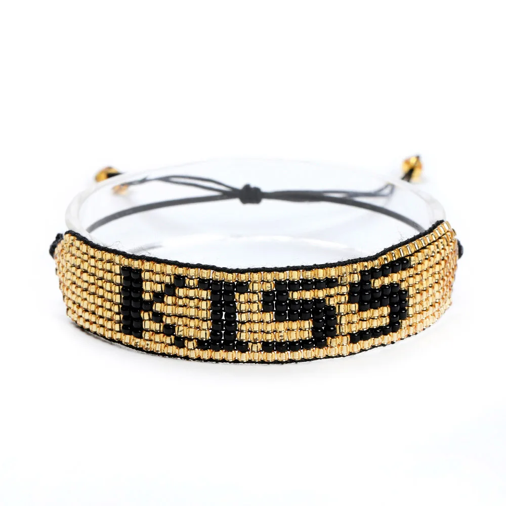 Shinus 10 шт/партия Boho шикарные Pulseras Mujer Делика Miyuki браслет любовь повязки Bileklik богемный Летний Пляжный браслет для мужчин - Окраска металла: MG-B180218B