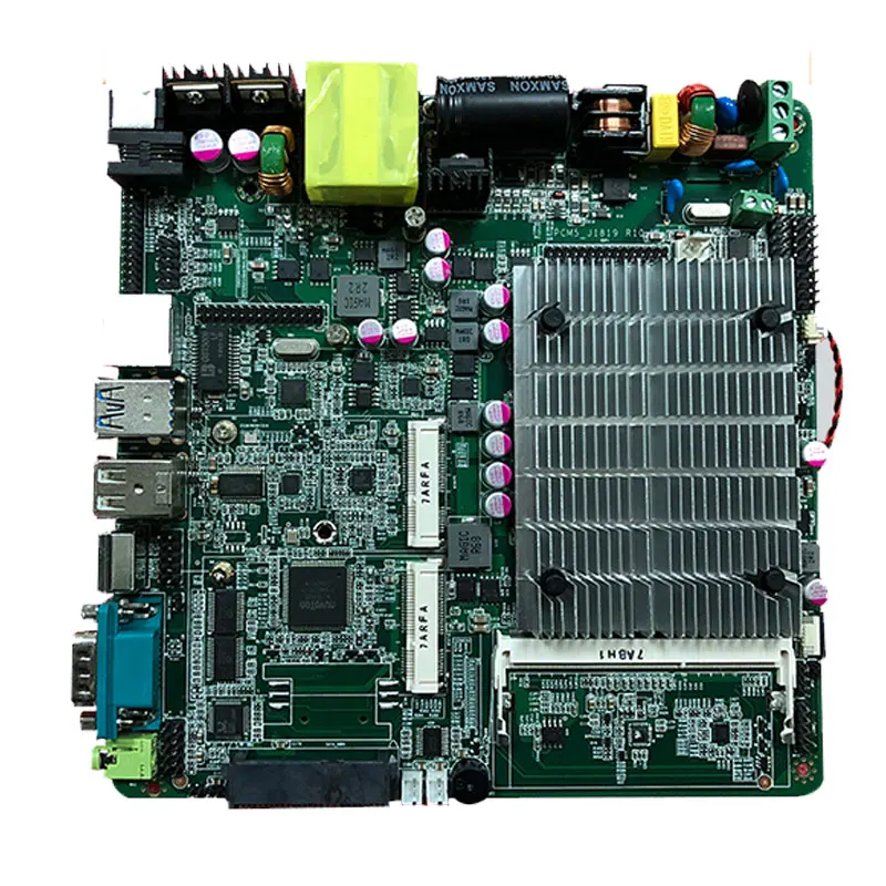 Горячая продажа Intel Celeron J1900 четырехъядерный материнская плата с VGA кабелем и