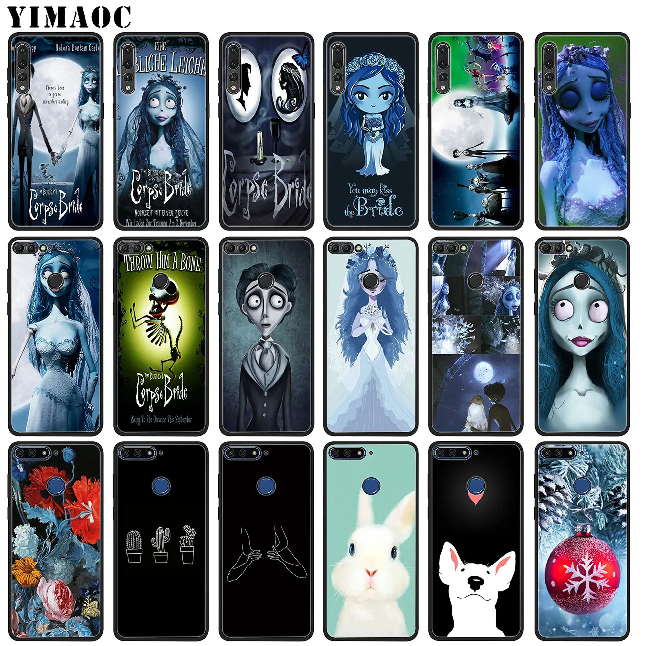 Мягкий силиконовый чехол YIMAOC для телефона с изображением трупа невесты Huawei P20 Pro