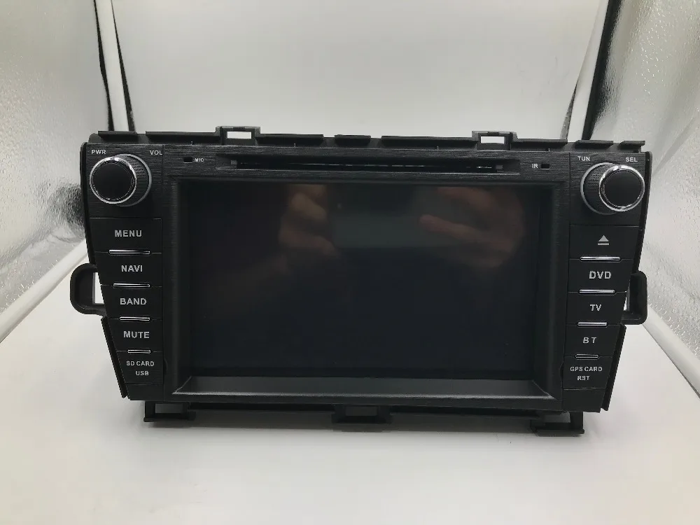 BYNCG 8 дюймов Android 8,0 Восьмиядерный 2 Гб ram автомобильный DVD для TOYOTA PRIUS 2009-2012 1024*600 емкостный экран, 32 Гб gps BT wifi
