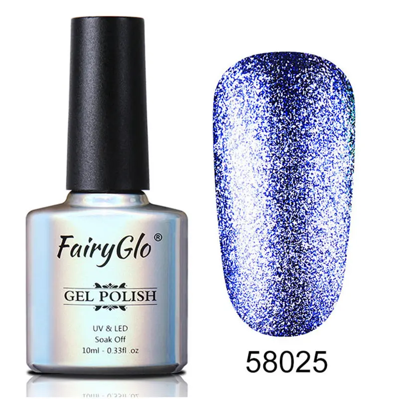 FairyGlo 10 мл УФ-гель для ногтей долговечный замачивающийся Гель-лак для ногтей Топ основа грунтовка Гель-лак Гибридный счастливый штамп чернил Гель-лак - Цвет: 58025