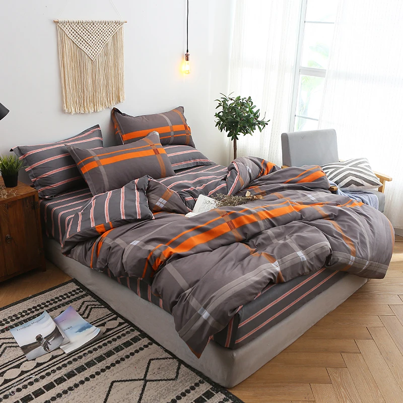 Постельное белье пододеяльник с угловыми завязками двойной комплект