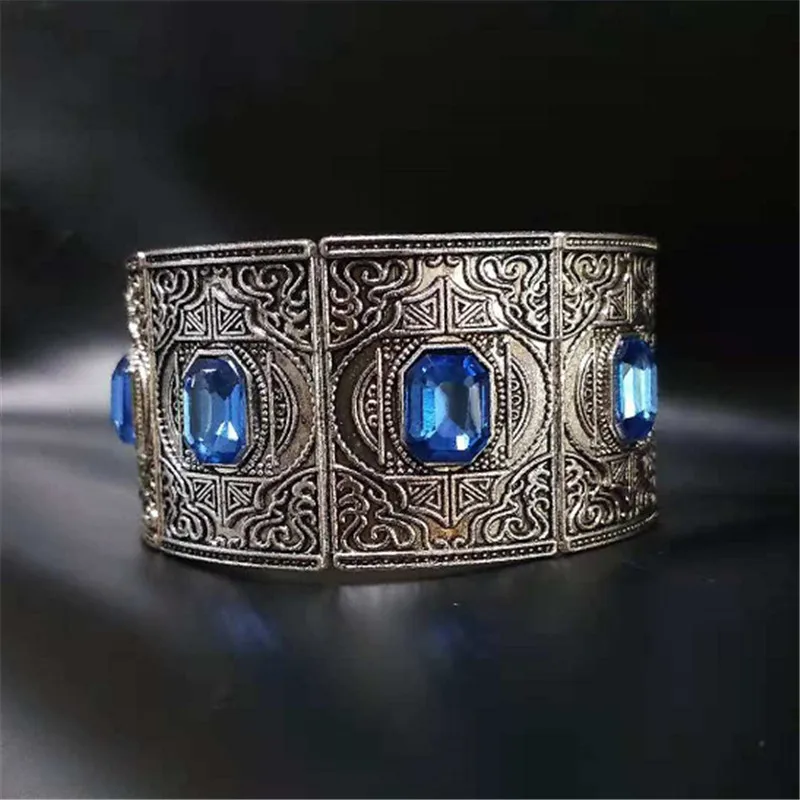 Браслеты с вырезами сверху Silevr для женщин и мужчин, модные ювелирные изделия, регулируемый винтажный этнический золотой браслет и браслеты Браслеты с вырезами сверху Silevr для женщин и мужчин, модные ювелирные изделия, регулируемый винтажный этнический золотой браслет и браслеты