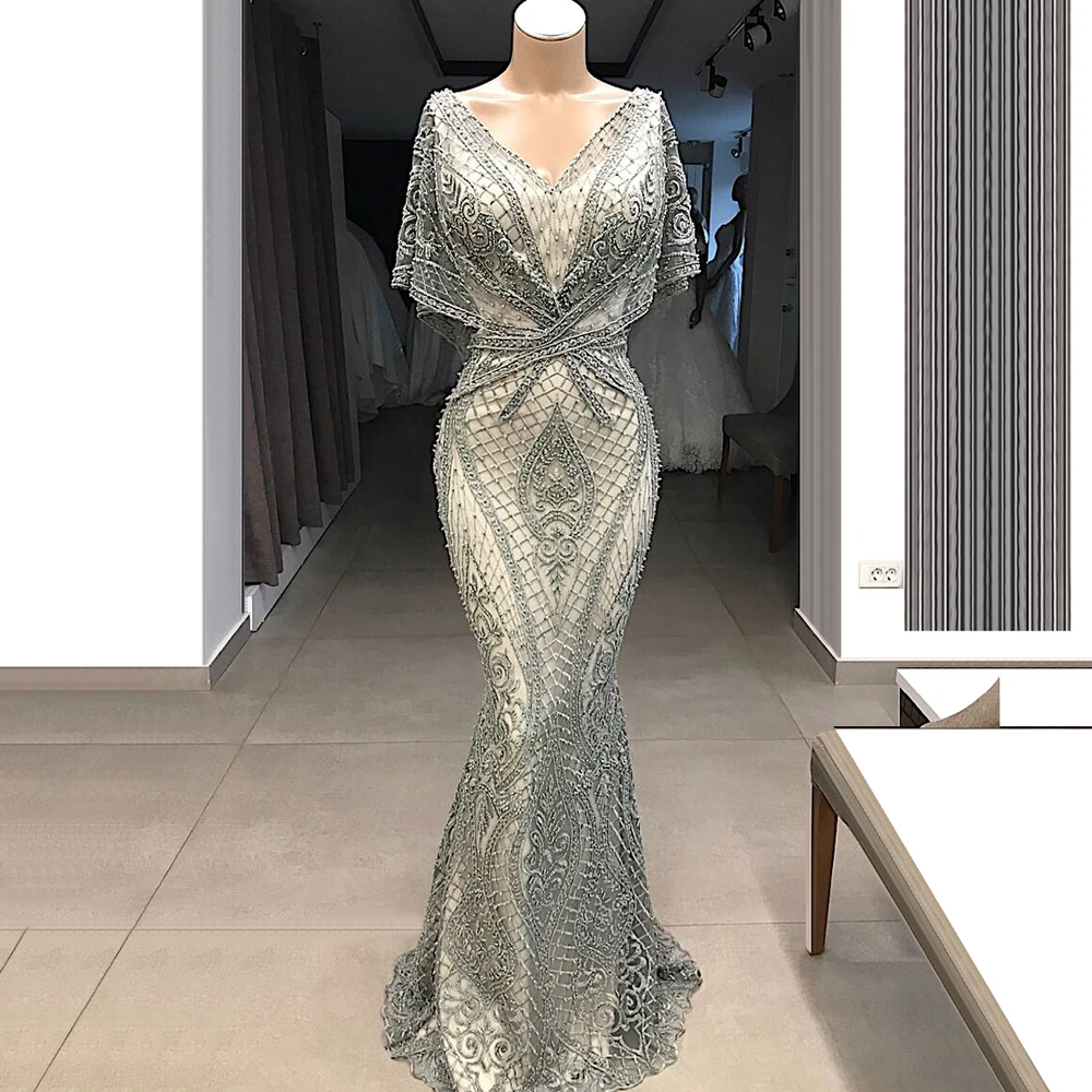 Кружевное платье подружки невесты с v образным вырезом на спине вечерние платья