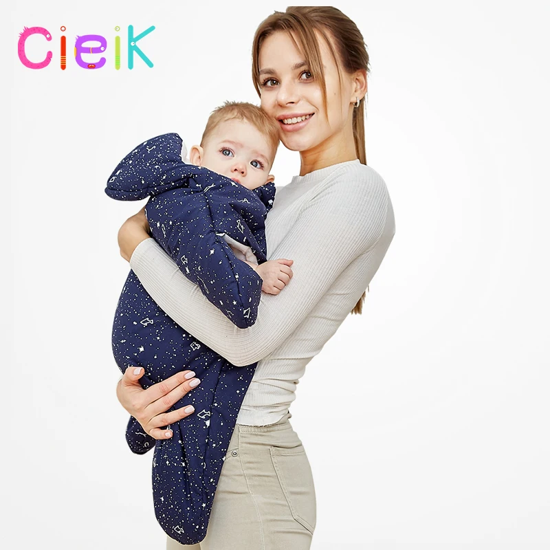 CieiK/детская одежда для сна хлопковая зимняя со звездами новорожденных мягкая