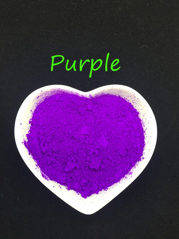 500 г пурпурная флуоресцентная блестящая пудра Пыль неоновый цвет сияющий эффект