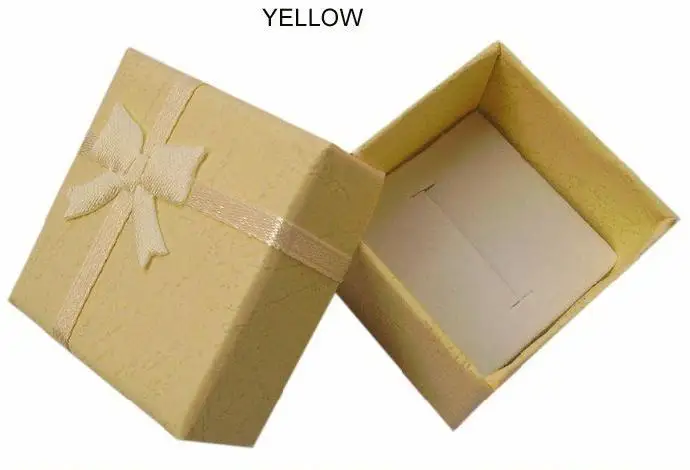 DHL 216 шт. 4*4*3 см Ювелирные серьги кольцо подарочные коробки смешанный цвет