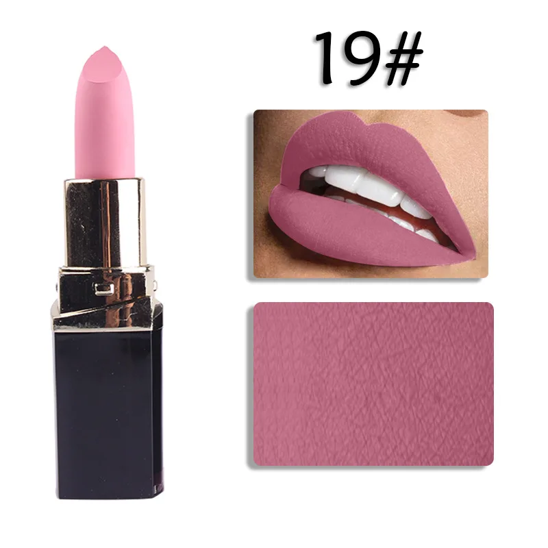19 Miss Rose, водостойкая матовая помада, стойкая губная помада Kyliejenner, палитра, красная, телесная, матовая Косметическая Помада для макияжа - Цвет: 19