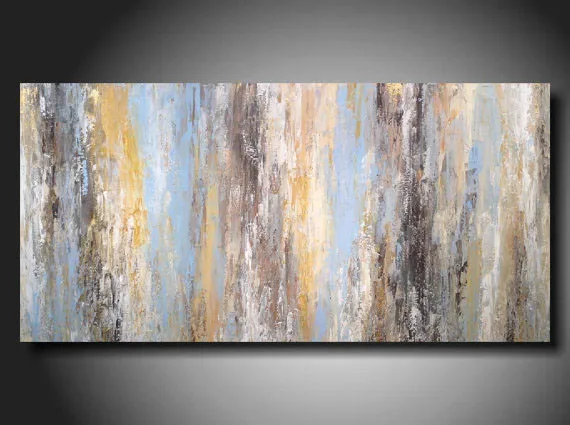 China supplier low price high quality 100 handpainted unframed paintings on canvas landscapes abstract for sale online | Дом и сад