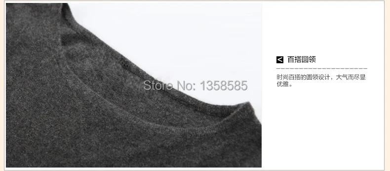 Hot sale New Arrival Women's Cashmere Wool Sweater Female Contrast Color Basic Pullover Long Sleeve Free Shipping | Женская одежда