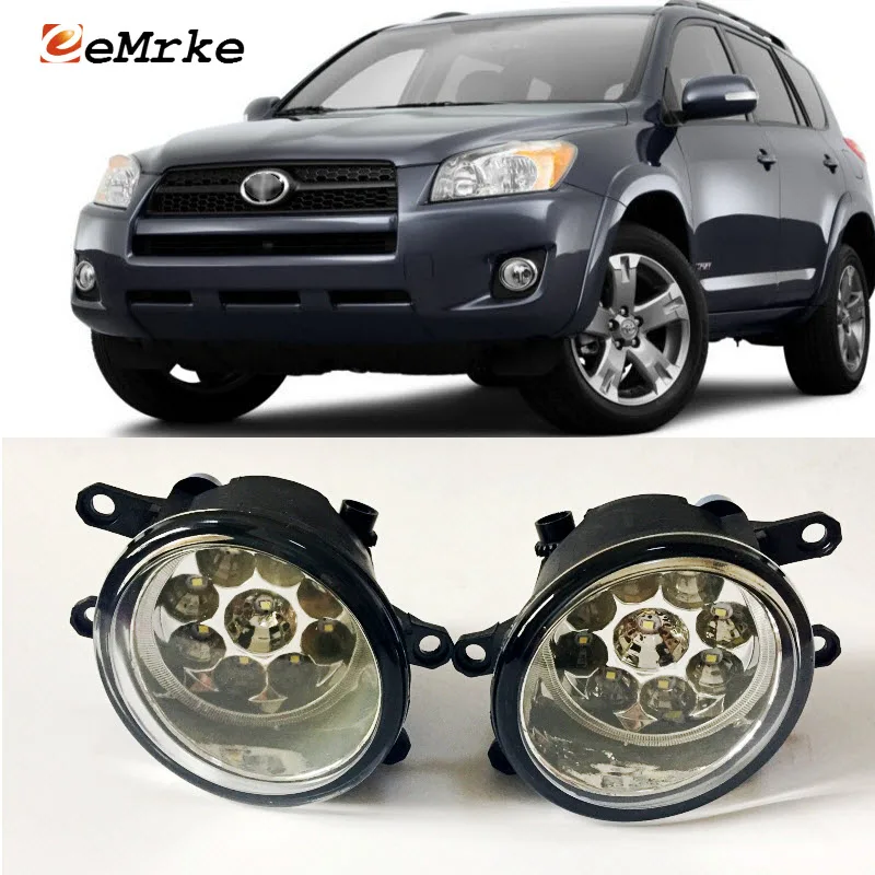 EEMRKE автостайлинг для Toyota RAV4 RAV 4 2006 2012 SMD 9 штук светодиодные галогенные