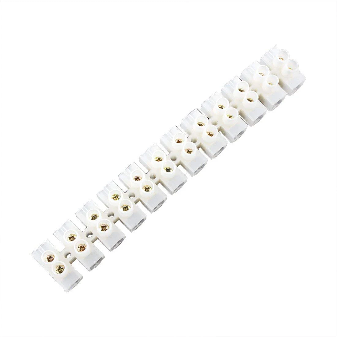 SHGO-5pcs 380V 400V 60A двойная строка дорожка 12 позиций Винтовые клеммы Электрический