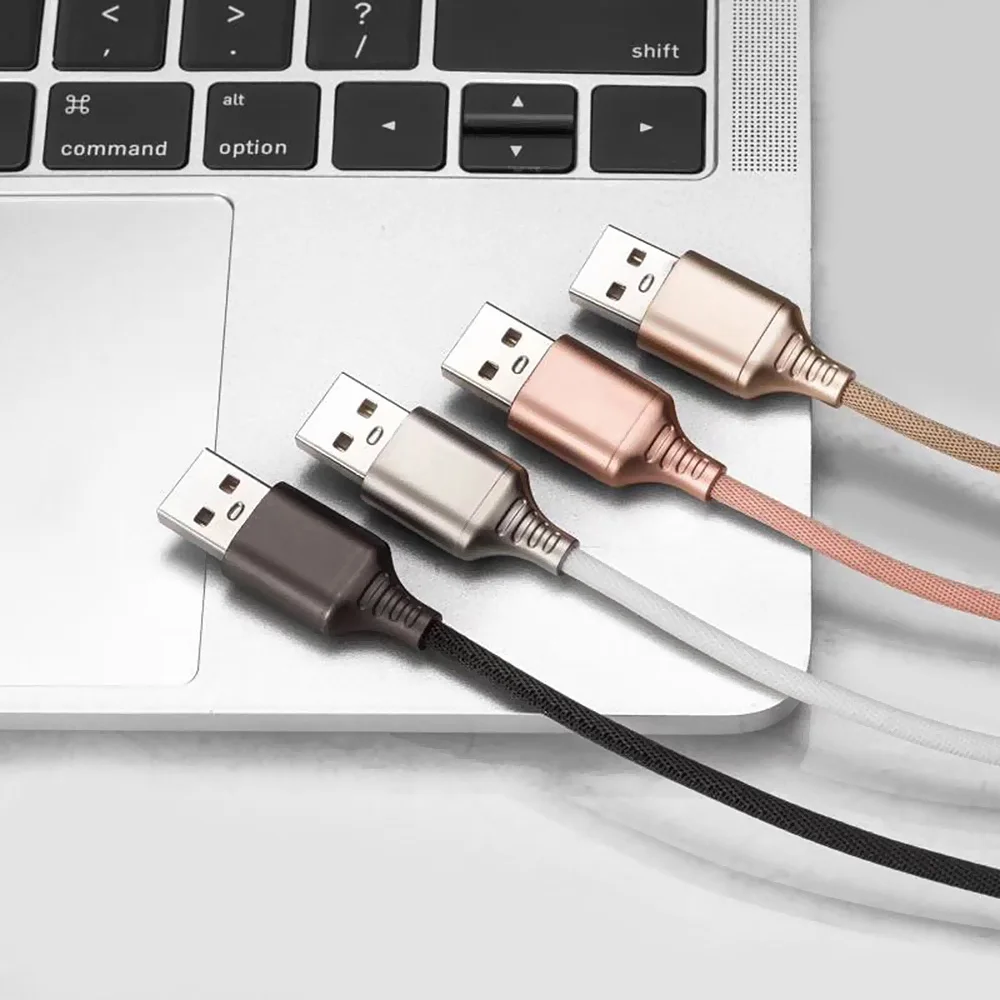 Zinc Alloy + Woven fabric Auto Power Off Cable Smart Disconnect Wire For Android 1M Safe 4 colors | Мобильные телефоны и