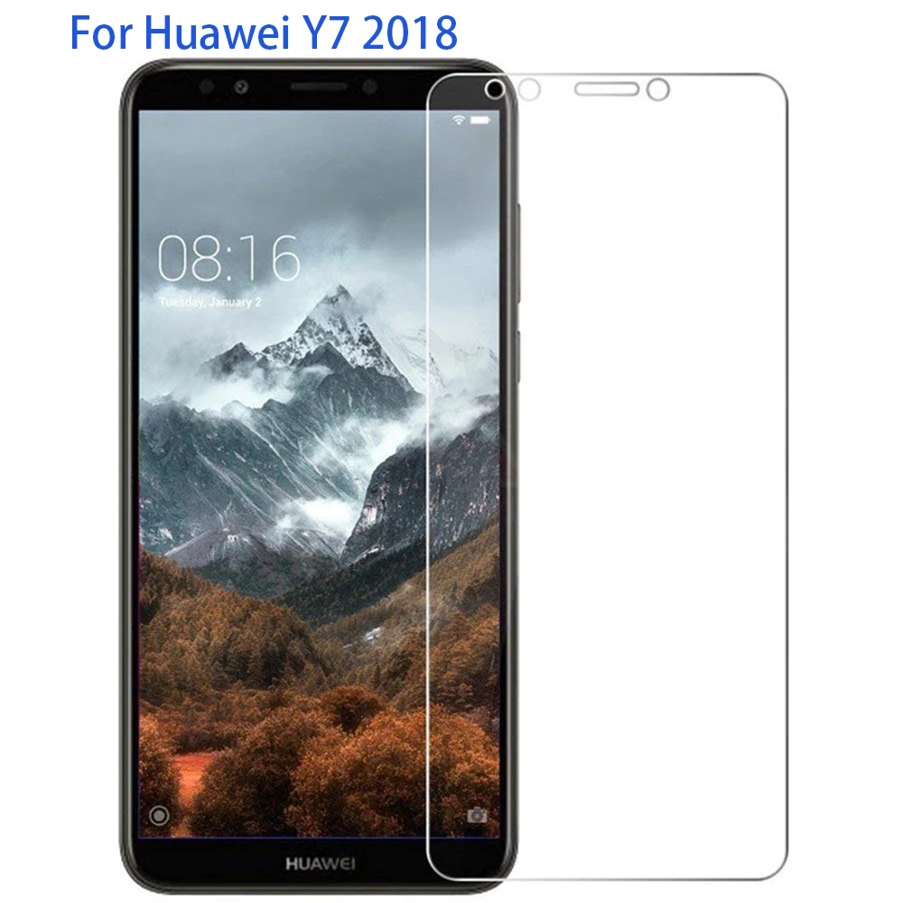 2 шт Naxtop 2.5D протектор экрана из закаленного стекла для huawei Y9 Prime 2019 Y7 2018 Enjoy 9 Plus 8