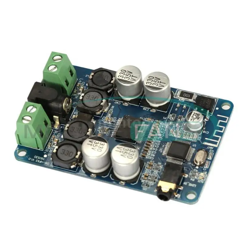 Плата усилителя мощности TDA7492P с аудиоприемником Bluetooth V2.1 и AUX 2X25 Вт|audio amplifier
