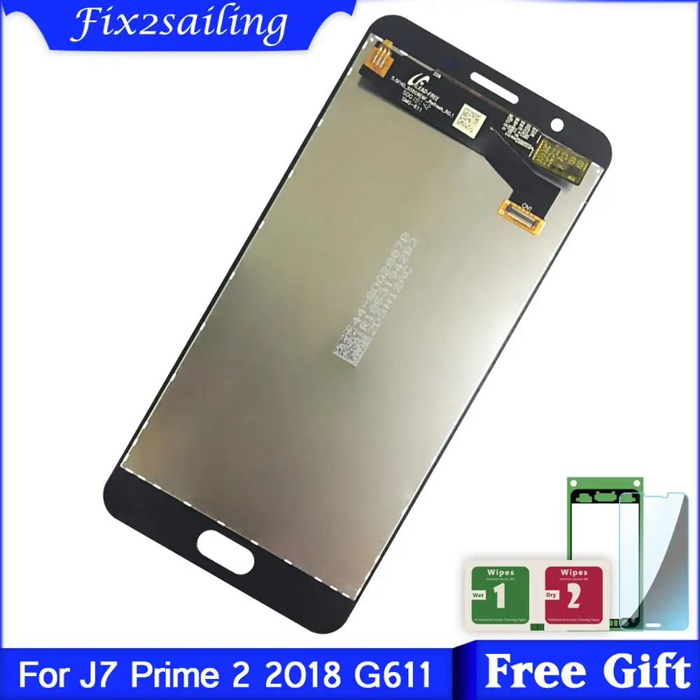 ЖК дисплей для Samsung Galaxy J7 Prime 2 2018 G611 G611F + дигитайзер сенсорного экрана в сборе