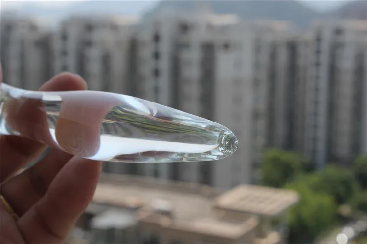 Кристаллический фаллоимитатор Pyrex для взрослых стеклянный Стеклянные секс