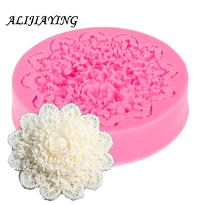 1 шт., силиконовые формы для помадки, цветы, мыло ручной работы, фотоформа для выпечки торта, фотография D0008