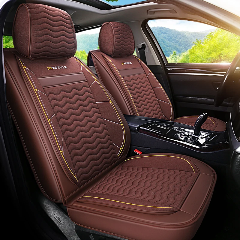 Кожа белье Чехол автокресла мультфильм Подушка для сидения дам suzuki grand vitara jimny swift