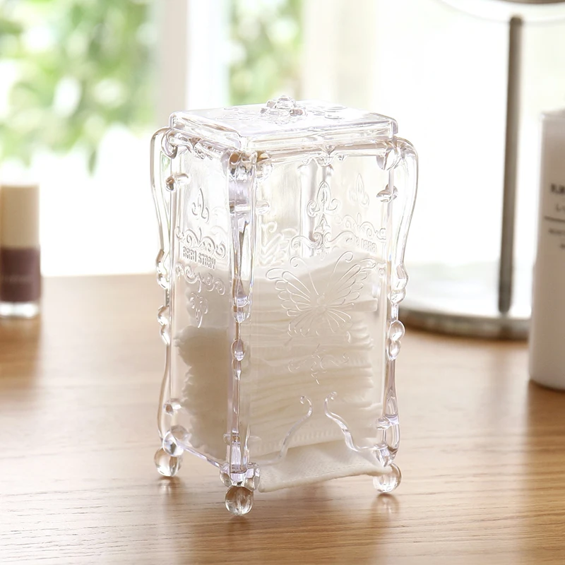 

1 шт., акриловый Органайзер для косметики, ватных палочек и чехлов