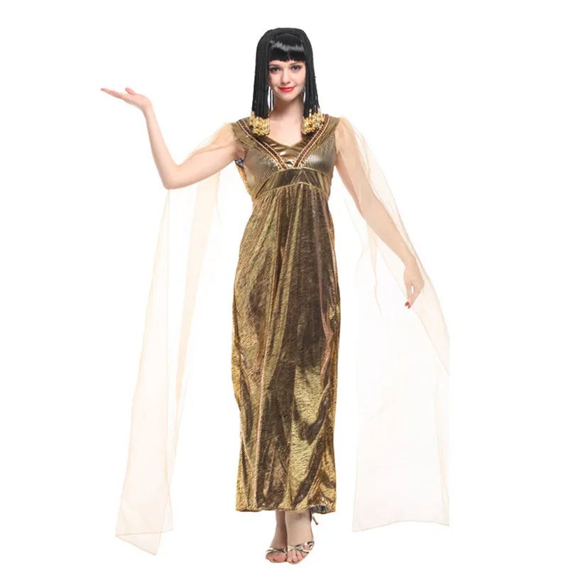 Костюм Клеопатры для женщин Хэллоуин египетские традиционные костюмы арабский