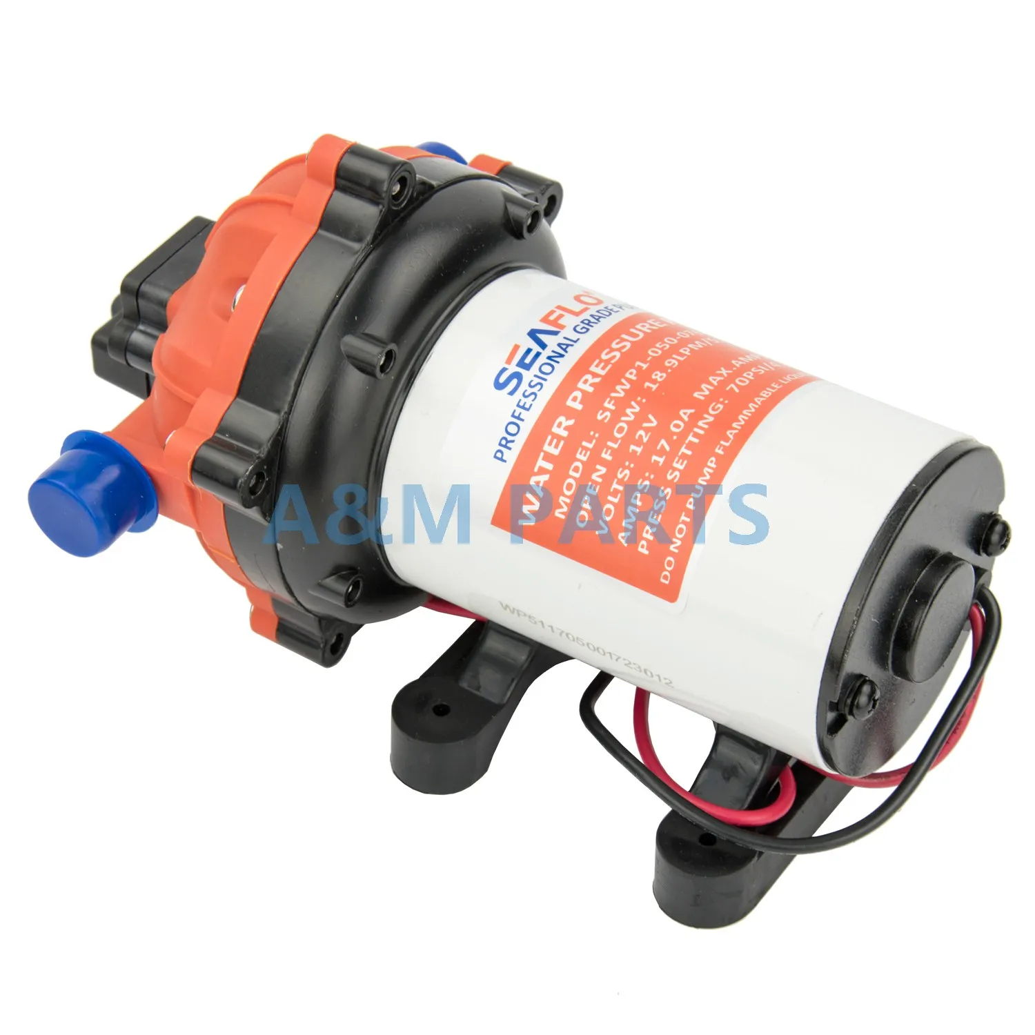 Промывочный насос Комплект Лодка Караван RV Морской промывочный насос DC 12V 5GPM 70PSI