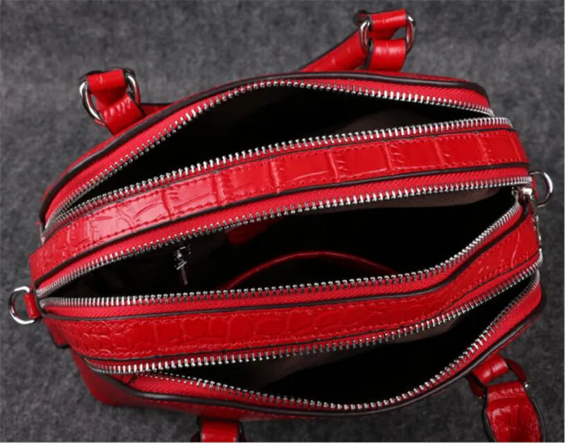 ALAVCHNV оригинальный дизайн Европа и США крокодиловый узор кожаная женская сумочка сумка на плечо 9080|Сумки с