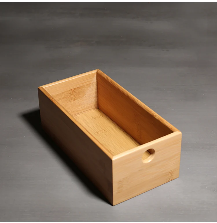 PINNY Natural Bamboo Pu 'er Tea Caddies Traditional Chinese Environmentally Friendly Tea Box Chinese Kung Fu Tea Accessories