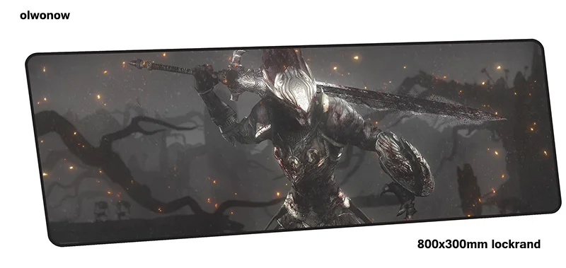 Коврик для мыши Dark Souls, большой компьютерный геймерский коврик для мыши 800x300x2 мм, высококачественный коврик для мыши, эргономичный гаджет, офисные настольные коврики - Цвет: design 8