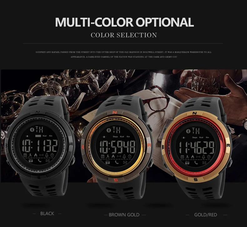 2018 водонепроницаемые наручные электронные автоматические часы для мужчин digitais