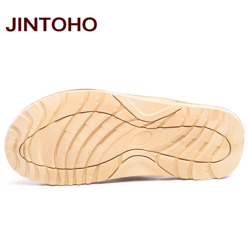 JINTOHO/модные мужские вьетнамки летние шлепанцы Водонепроницаемая пляжная обувь