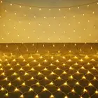 1,5*1,53*26*4 м светодиодный сетчатый ночник Сказочный свет гирлянды Рождественские декоративные Свадебные Рождественские занавески гирлянды освещение лампы